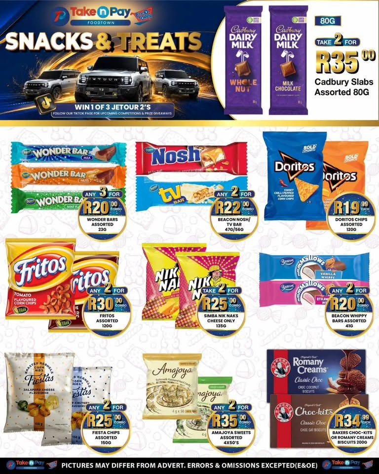 TAKE N PAY specials - From Monday 6 Jul 2026