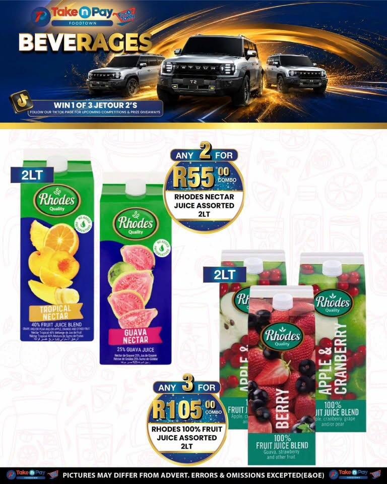 TAKE N PAY specials - From Monday 6 Jul 2026