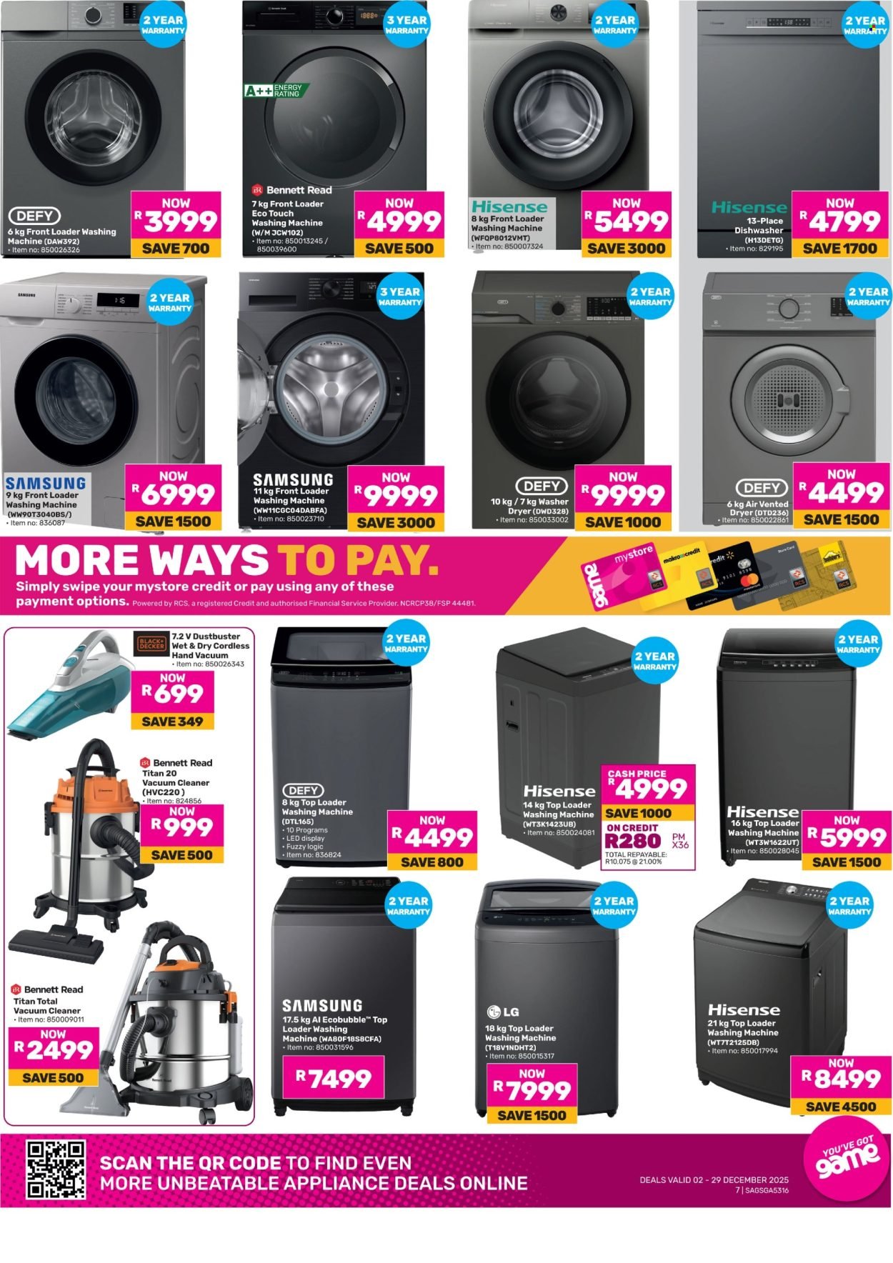 GAME specials - Go Full Pink This Festive (2025-12-02 - 2025-12-29) | 7