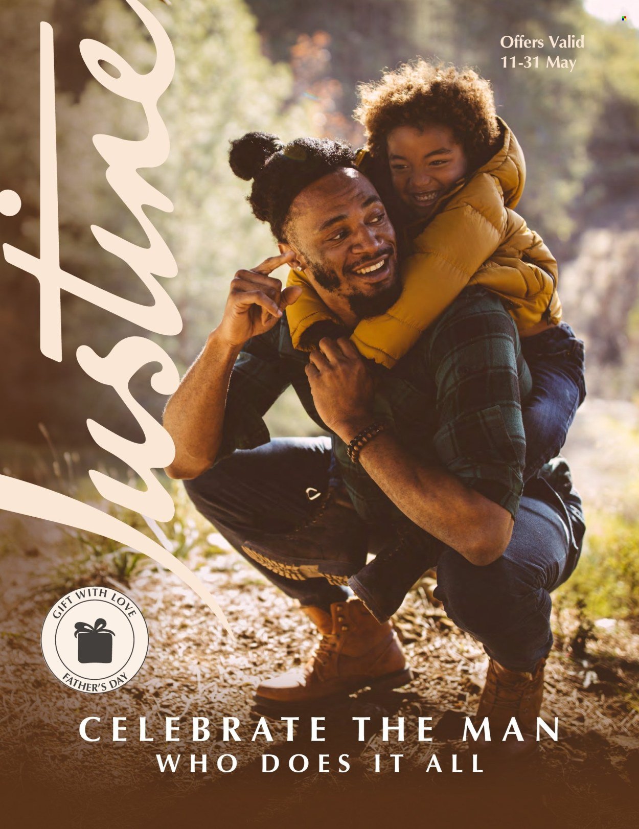 JUSTINE specials - FATHER DAY DEALS (2026-05-11 - 2026-05-31) | 1