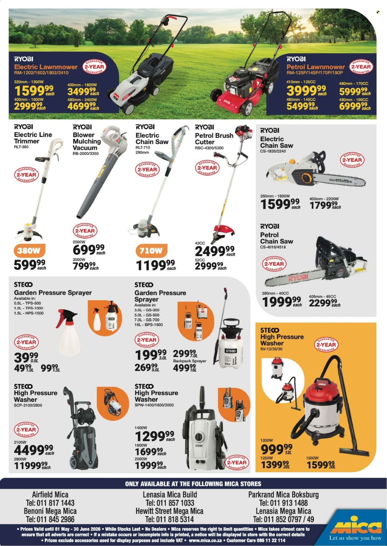 MICA specials - From Friday 1 May 2026