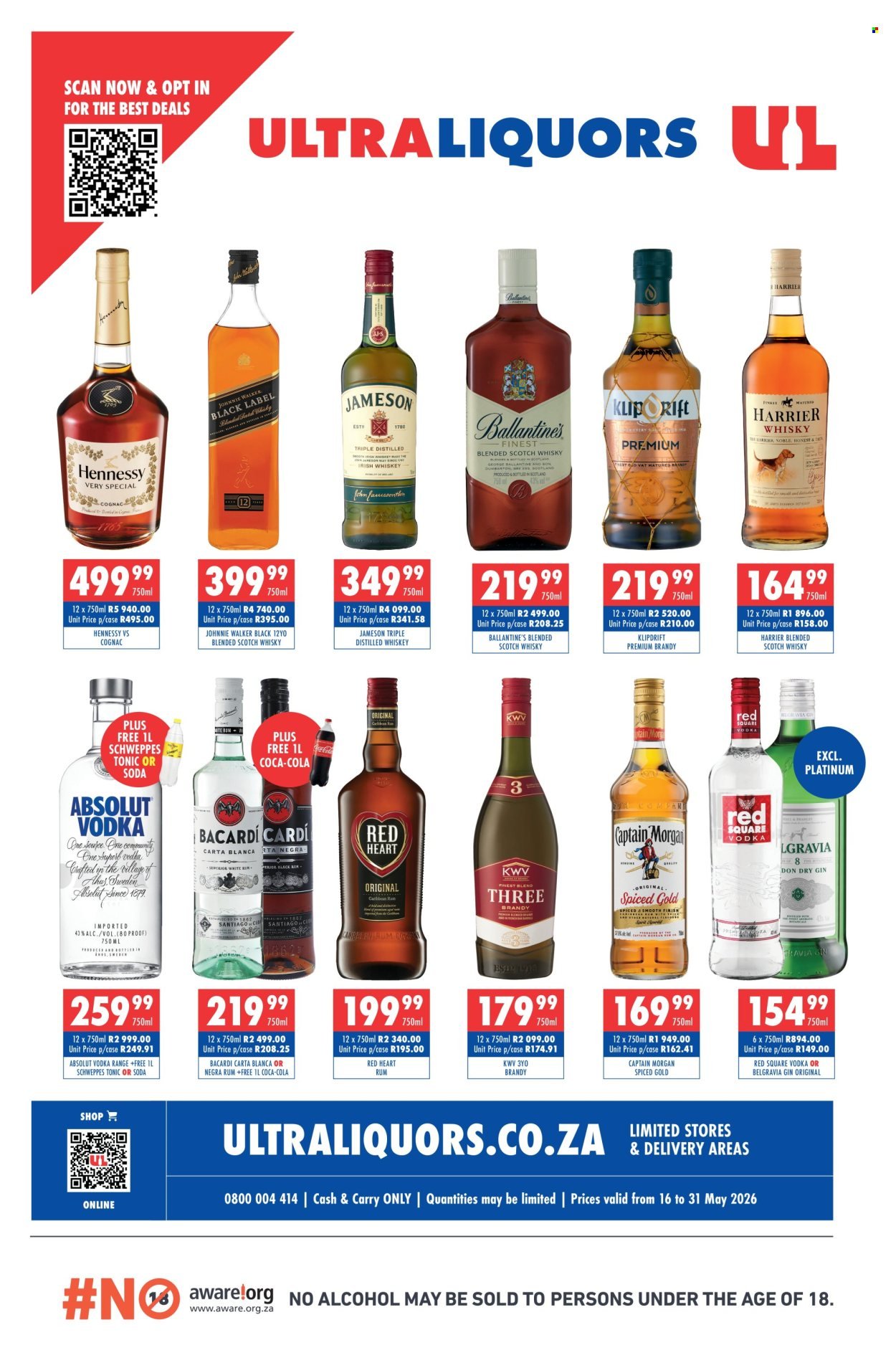 ULTRA LIQUORS specials - From Saturday 16 May 2026 (2026-05-16 - 2026-05-31) | 1