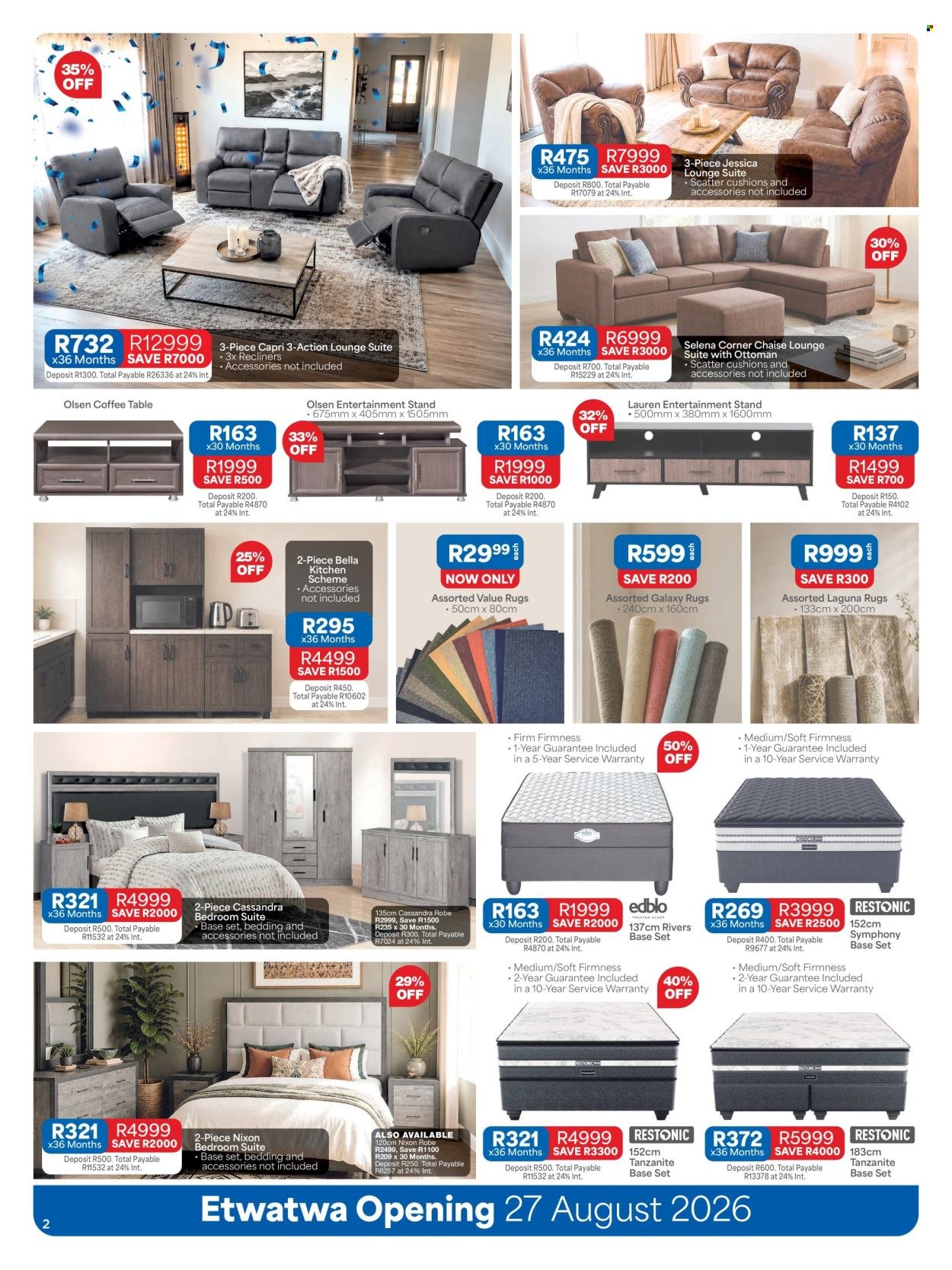 OK FURNITURE specials - From Thursday 27 Aug 2026