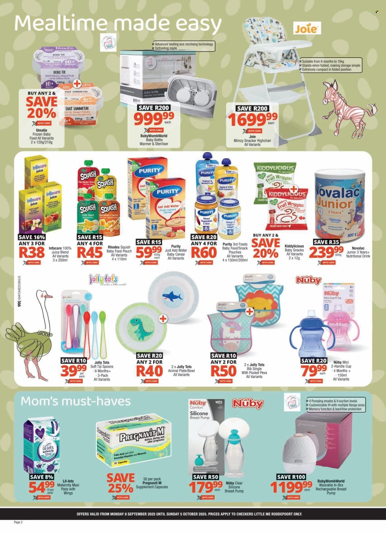 CHECKERS specials - Little Me September Promotion (2025-09-08 - 2025-10-05) | 2