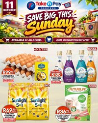 TAKE N PAY specials - From Sunday 11 Oct 2026