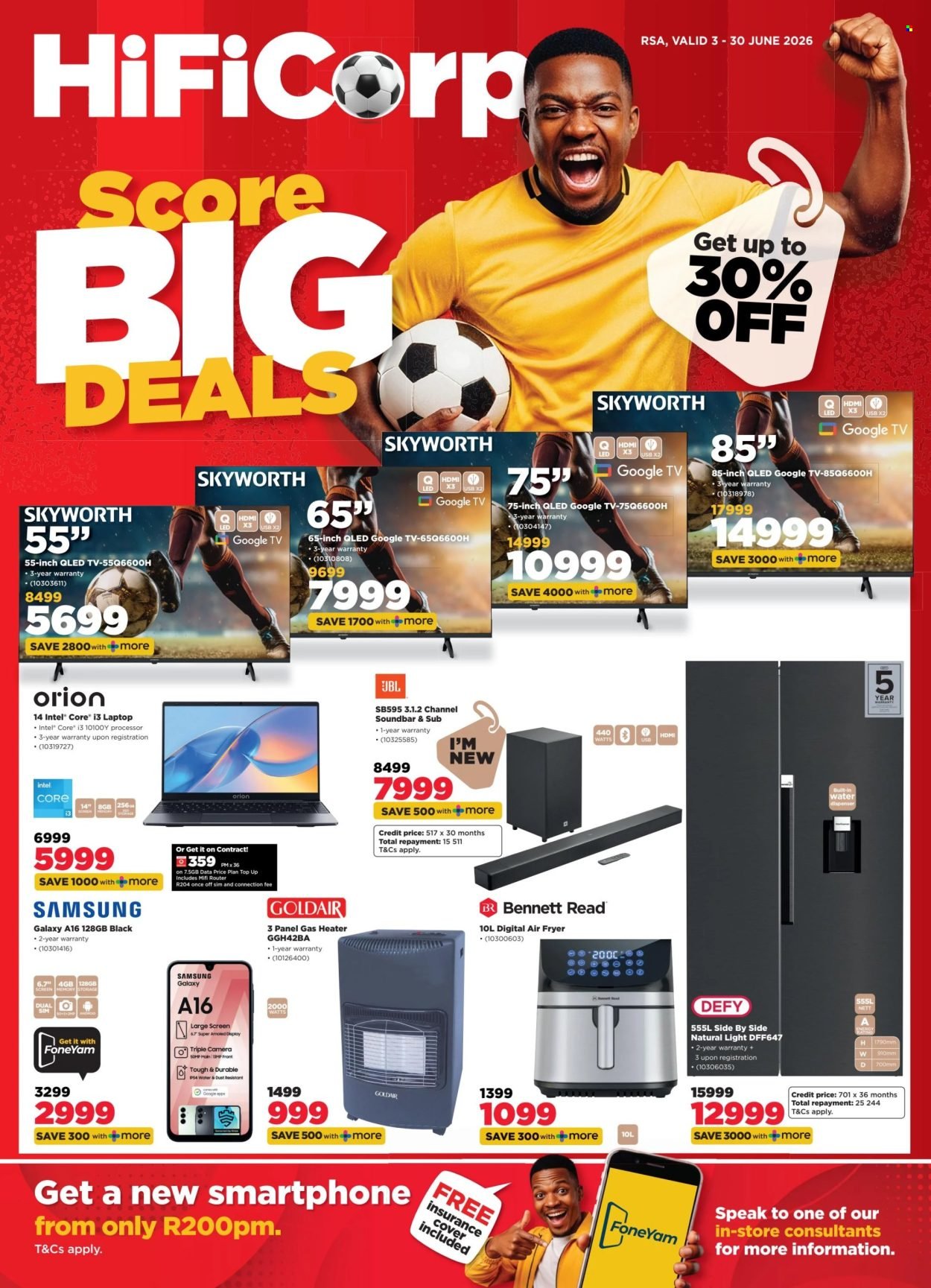 HIFI CORP specials - From Wednesday 3 Jun 2026