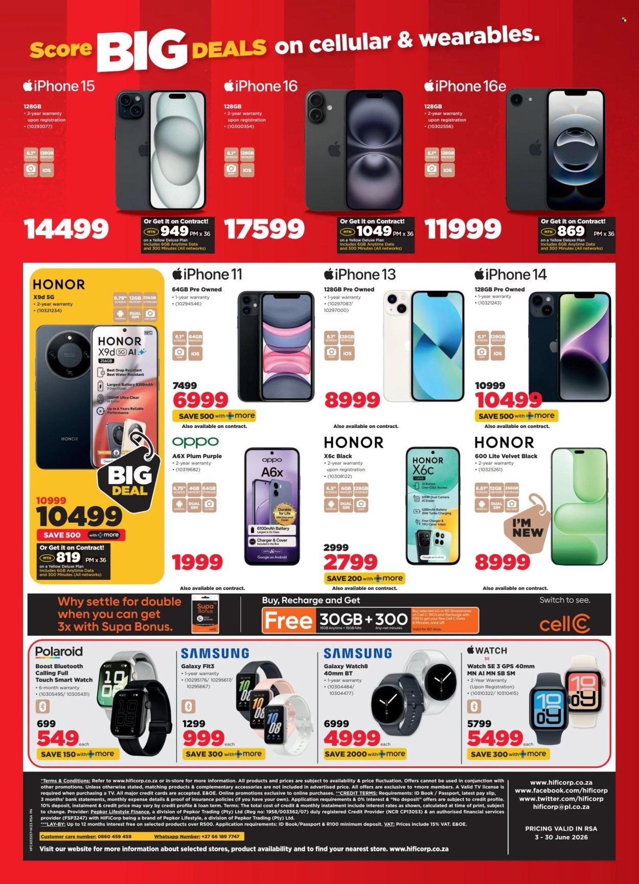 HIFI CORP specials - From Wednesday 3 Jun 2026