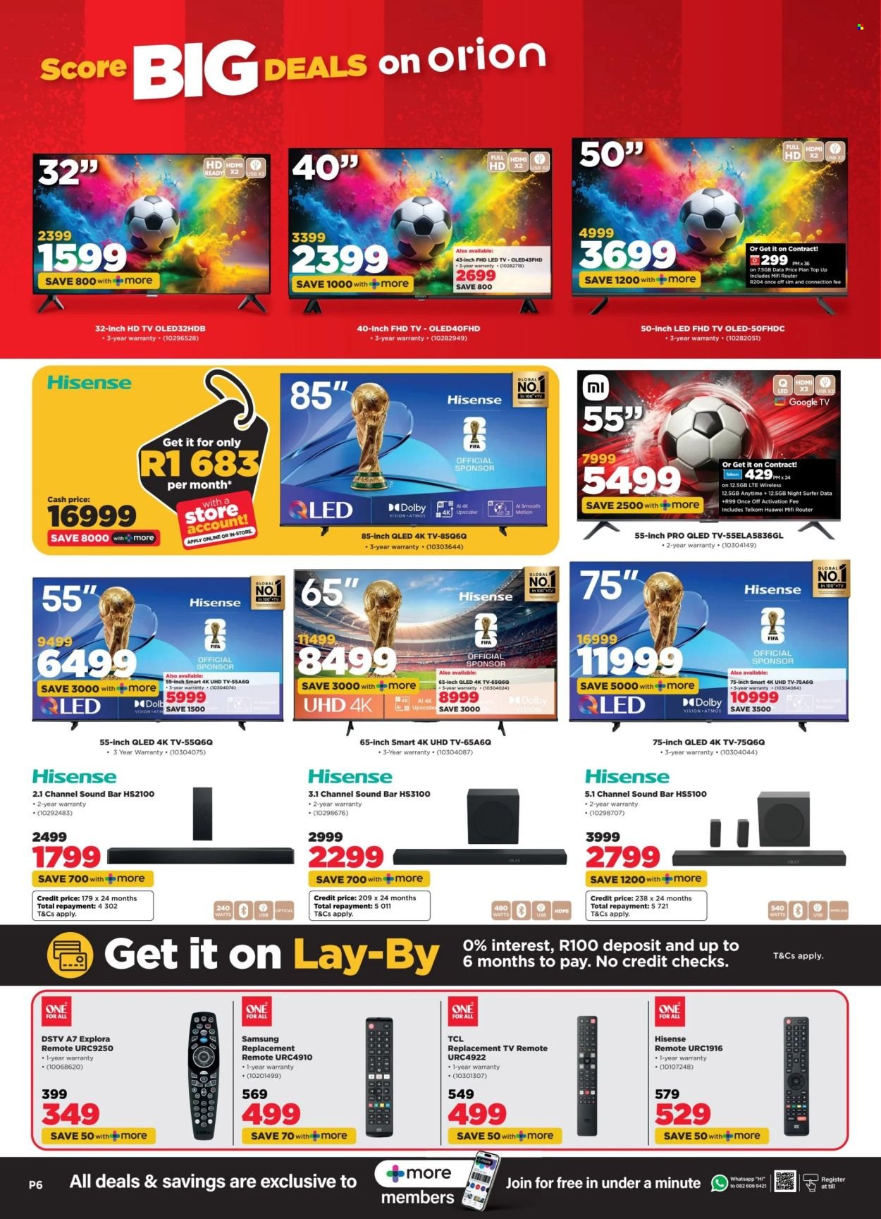 HIFI CORP specials - From Wednesday 3 Jun 2026