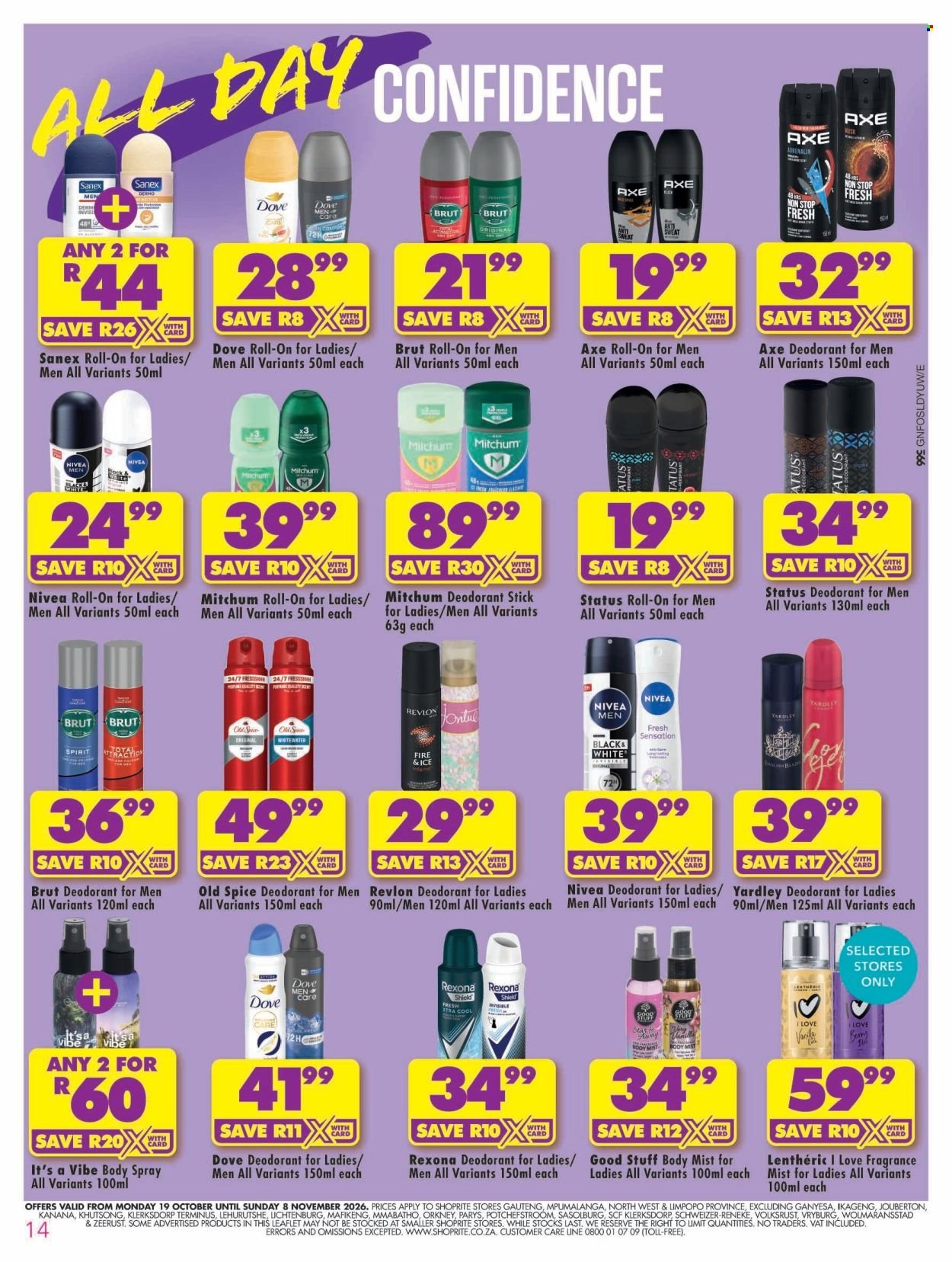 SHOPRITE specials - Hair and Beauty Gauteng