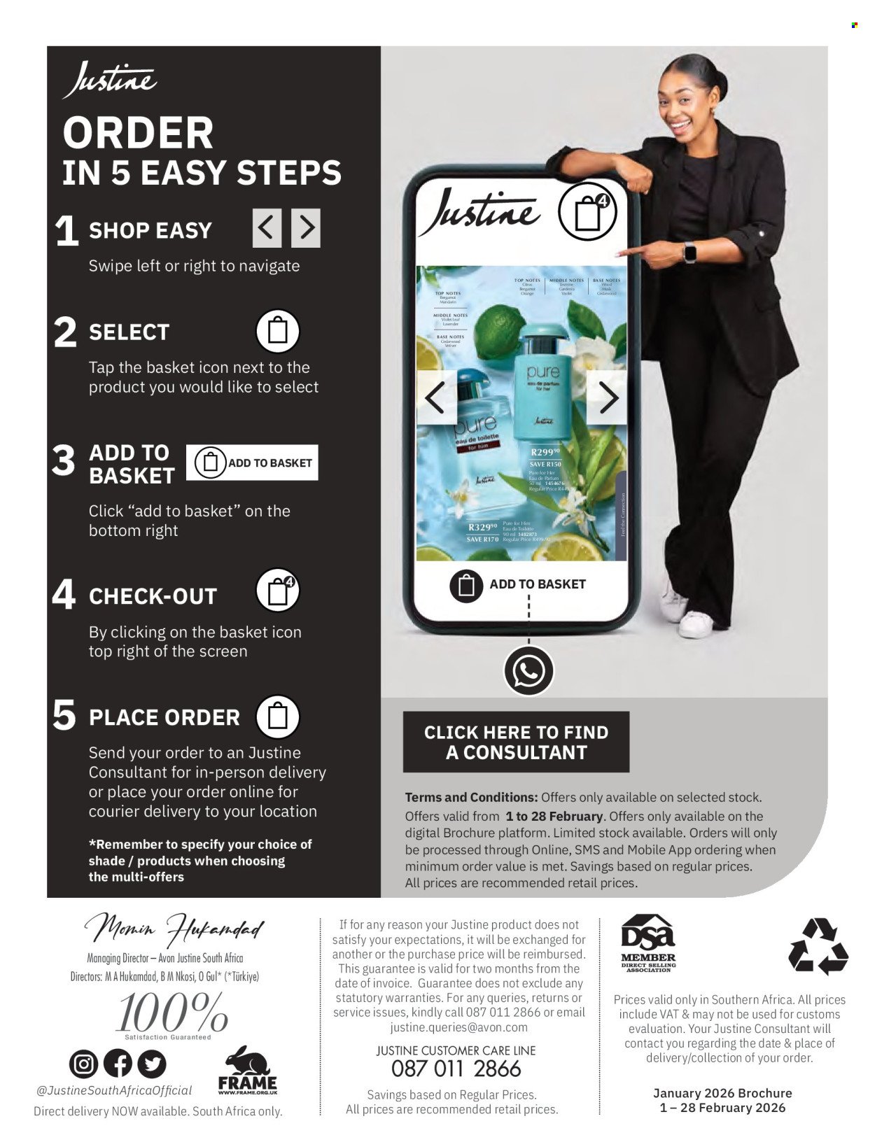 JUSTINE specials - FEBRUARY (2026-02-01 - 2026-02-28) | 2