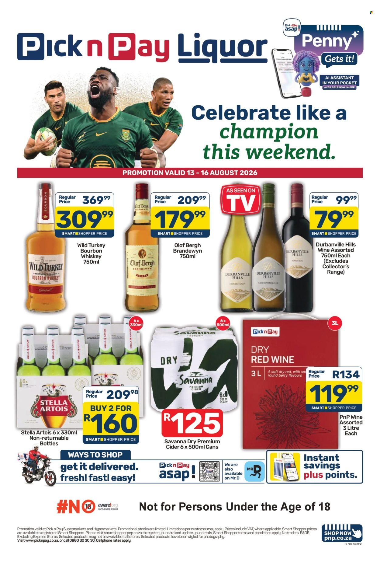 PICK N PAY specials - Weekend Liquor Specials