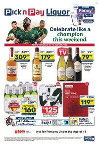PICK N PAY specials - Weekend Liquor Specials