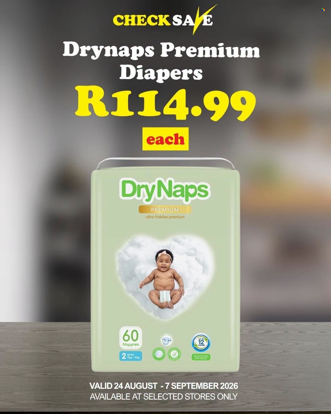 CHECK SAVE specials - From Monday 24 Aug 2026