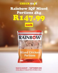 CHECK SAVE specials - From Monday 24 Aug 2026