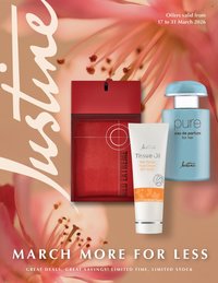 JUSTINE specials - MARCH MORE FOR LESS (2026-03-17 - 2026-03-31)