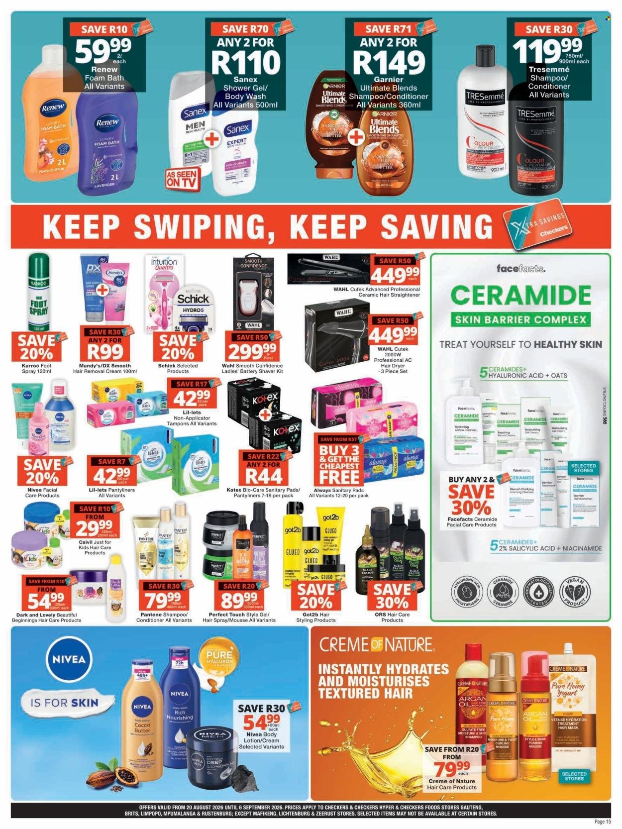 CHECKERS specials - August Month-End Promotion