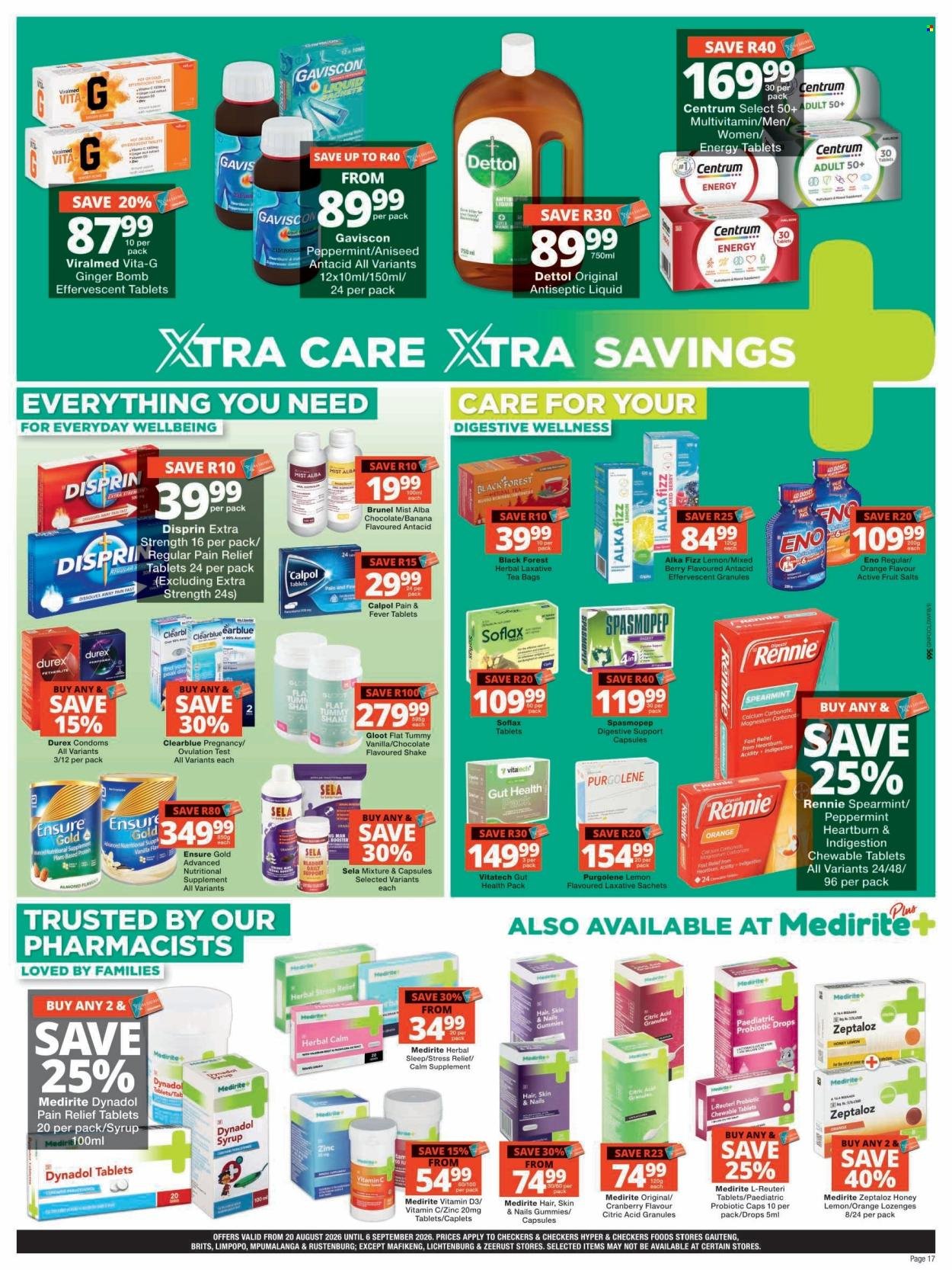 CHECKERS specials - August Month-End Promotion