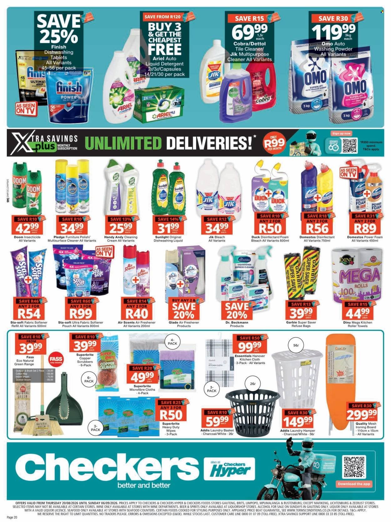 CHECKERS specials - August Month-End Promotion