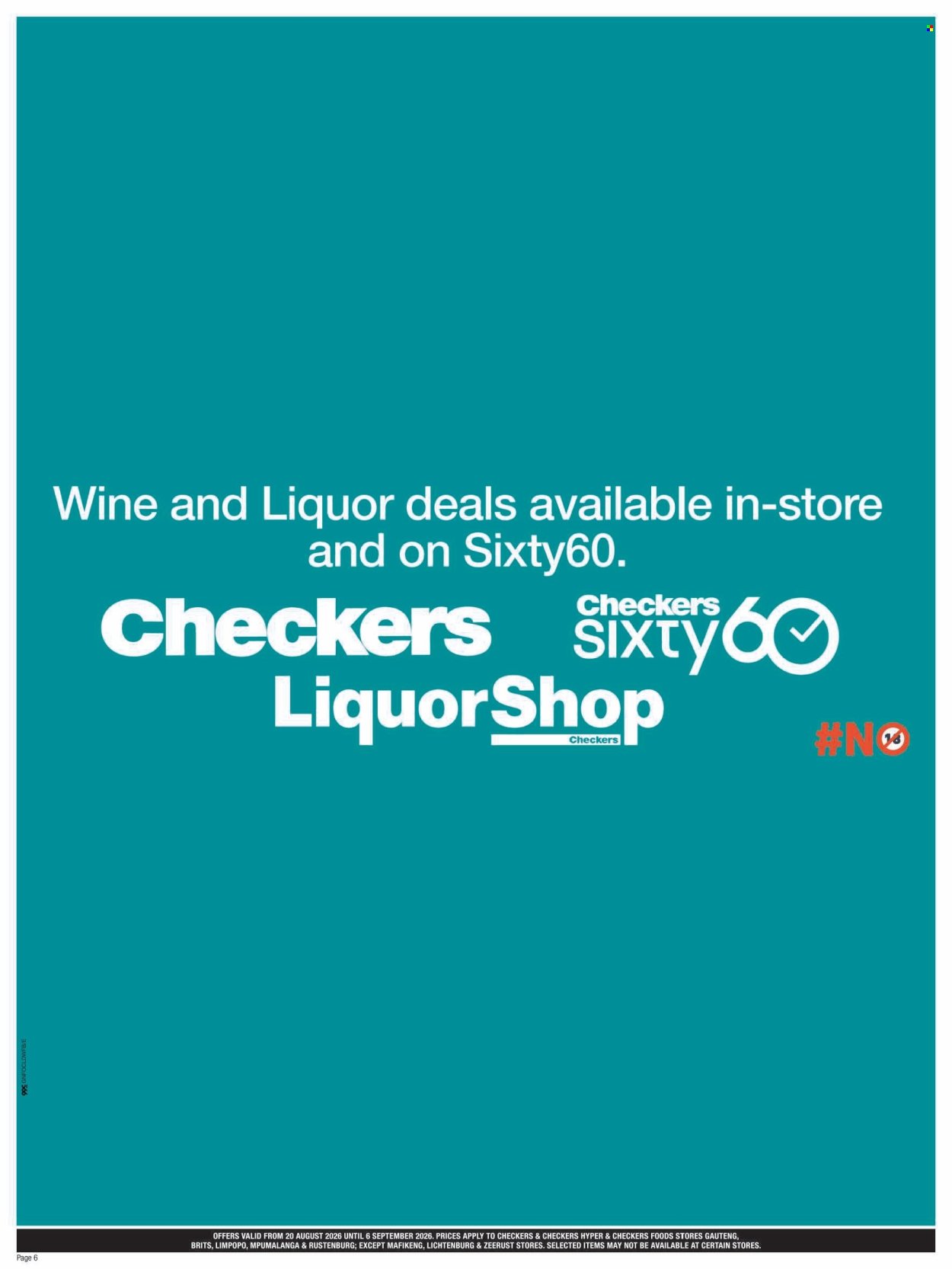 CHECKERS specials - August Month-End Promotion