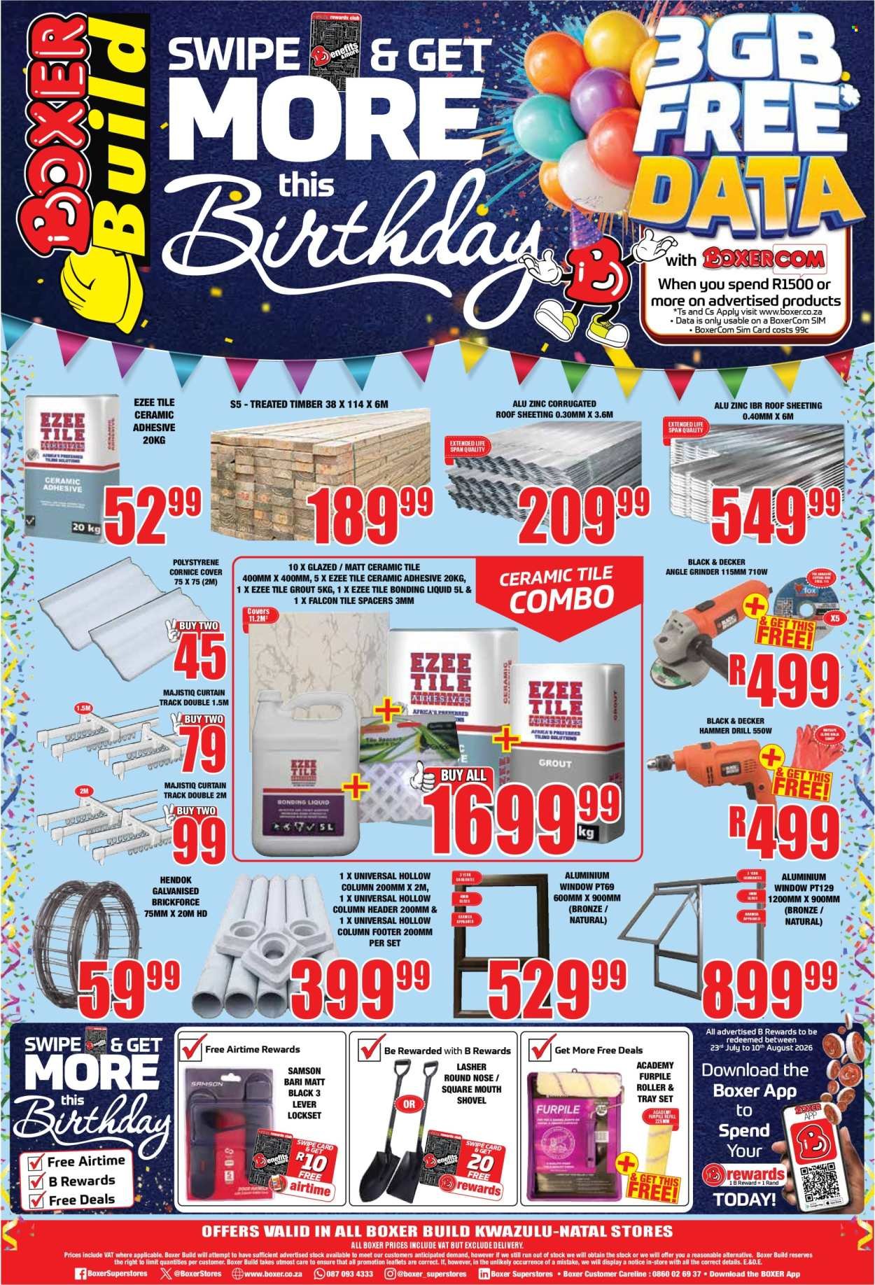 BOXER specials - BUILD JULY MM LEAFLET