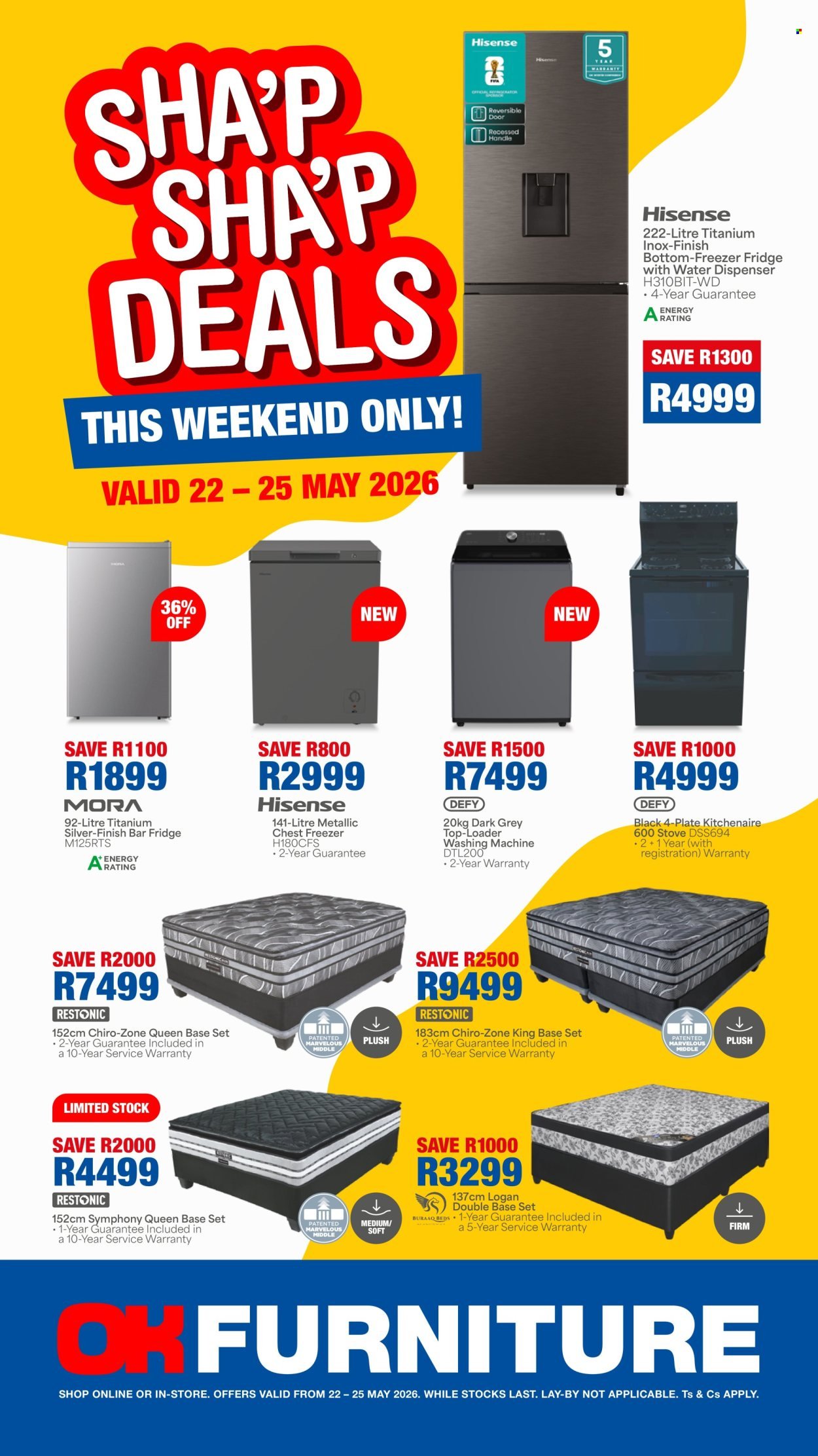 OK FURNITURE specials - From Friday 22 May 2026 (2026-05-22 - 2026-05-25) | 1