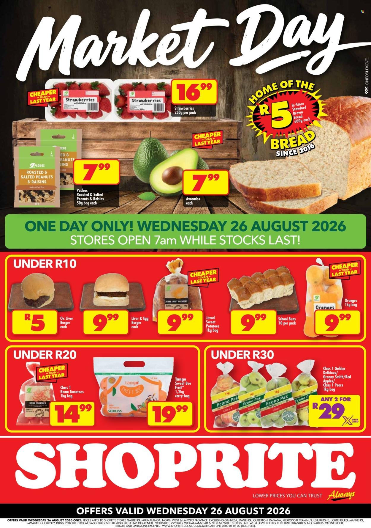 SHOPRITE specials - Market Day Deals