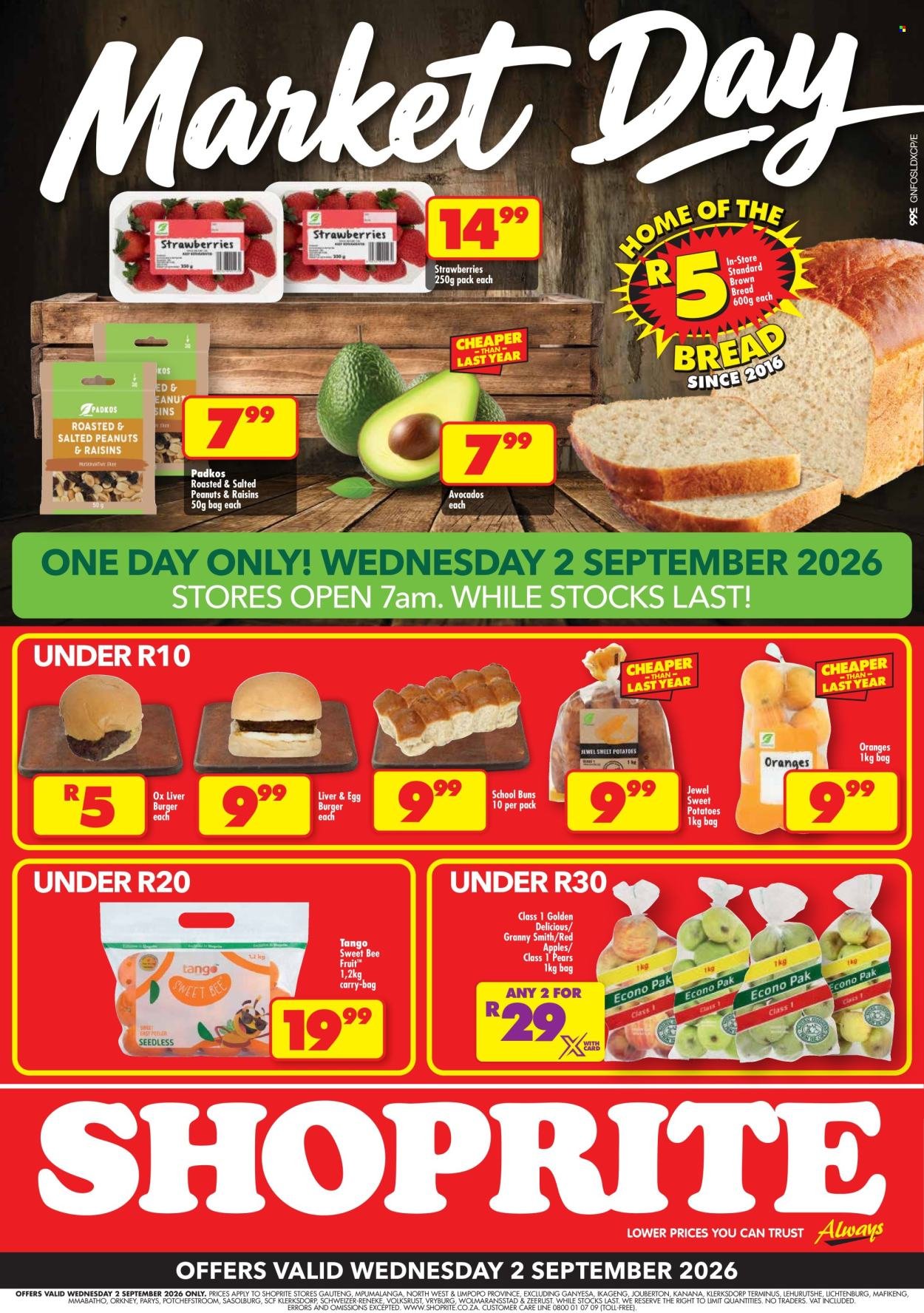 SHOPRITE specials - Market Day Deals