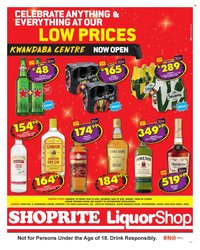SHOPRITE specials - LiquorShop Deals Store Opening Kwandaba Centre