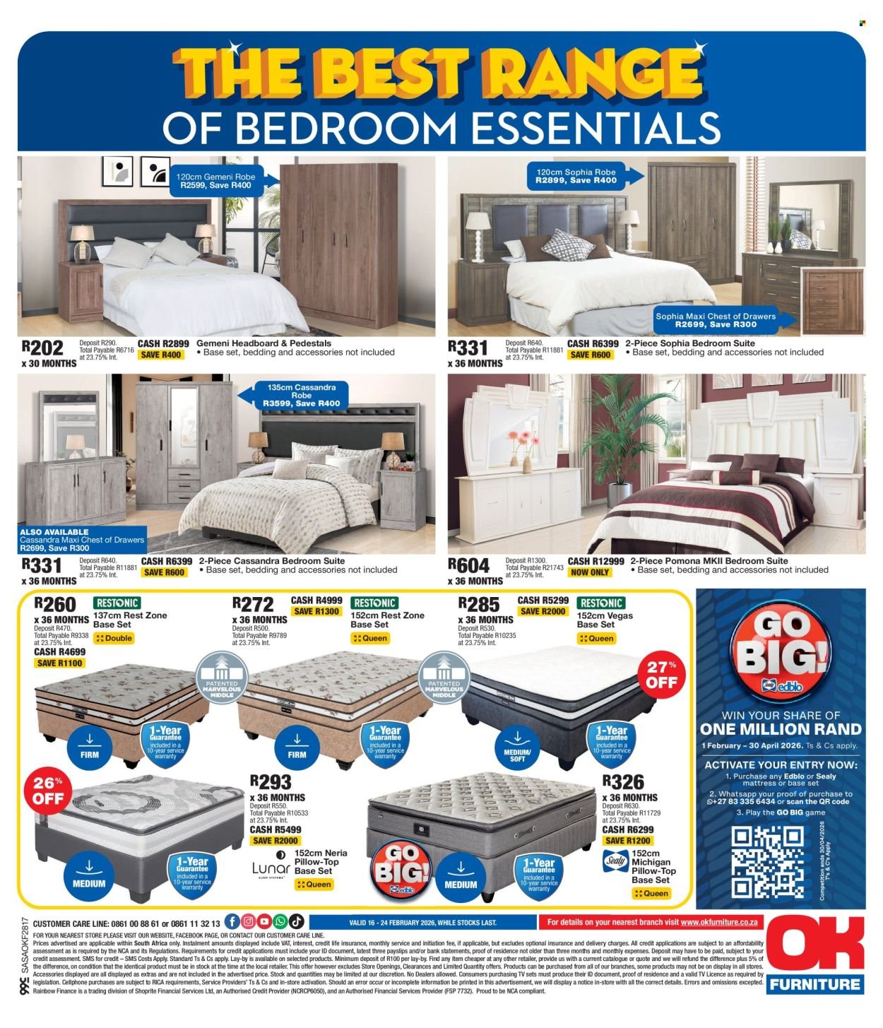 OK FURNITURE specials - From Monday 16 Feb 2026 (2026-02-16 - 2026-02-24) | 8