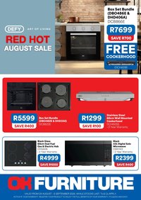 OK FURNITURE specials - From Monday 24 Aug 2026