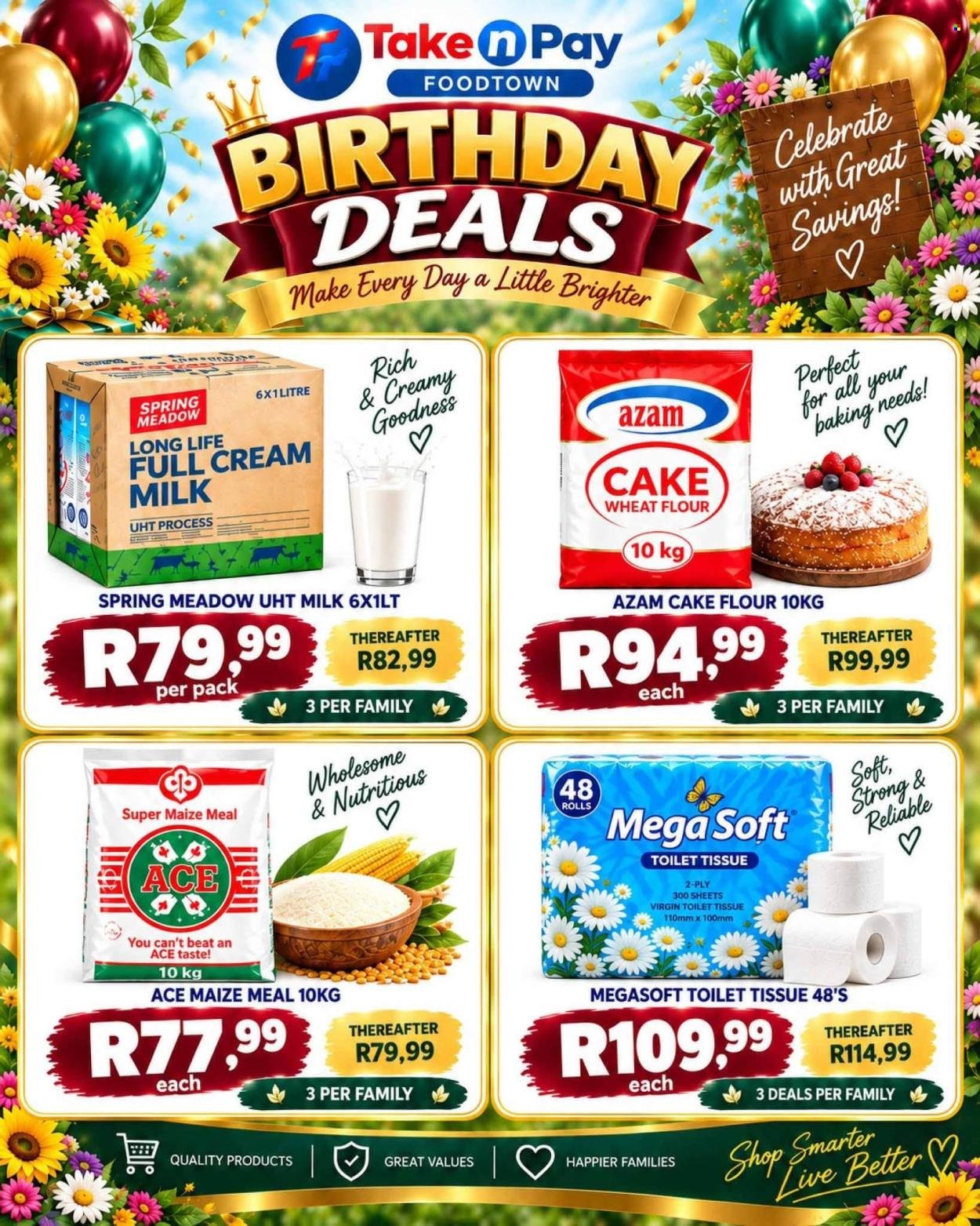 TAKE N PAY specials - From Tuesday 15 Sept 2026