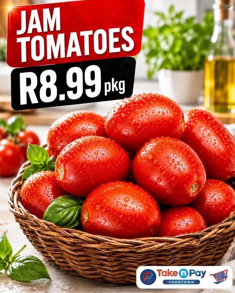 TAKE N PAY specials - From Tuesday 15 Sept 2026