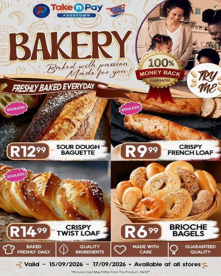 TAKE N PAY specials - From Tuesday 15 Sept 2026
