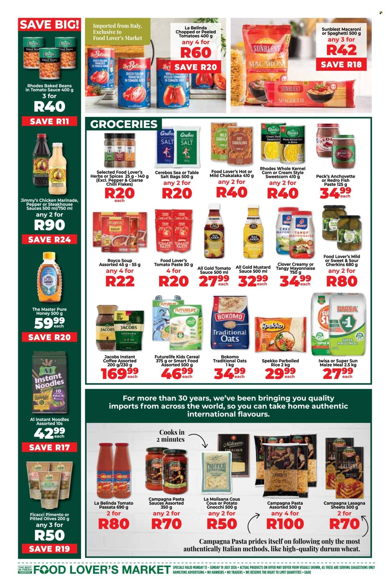 FOOD LOVER'S MARKET specials - From Monday 13 Jul 2026