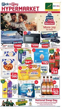 PICK N PAY specials - Hypermarket Christmas Specials (2025-11-10 - 2025-11-26)