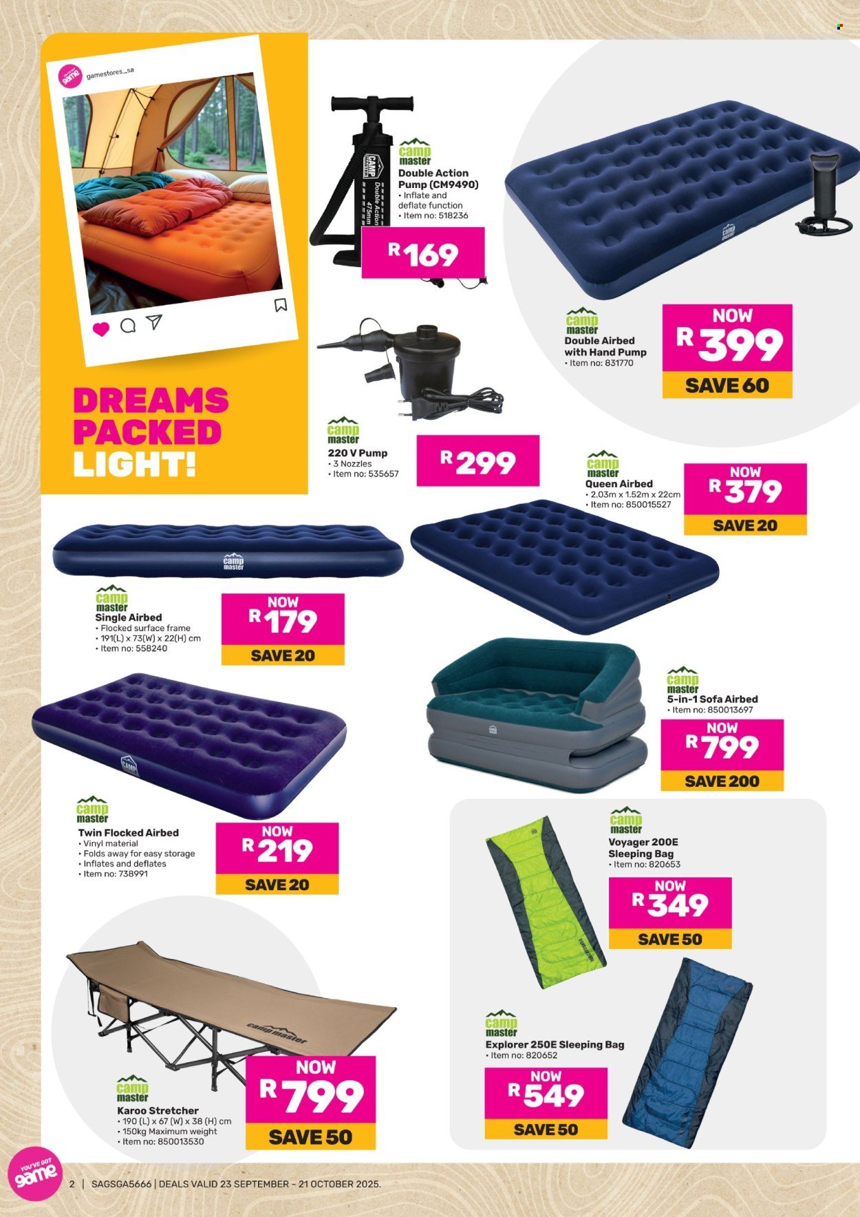 GAME specials - Outdoor Is Officialy In ( (2025-09-23 - 2025-10-21) | 2