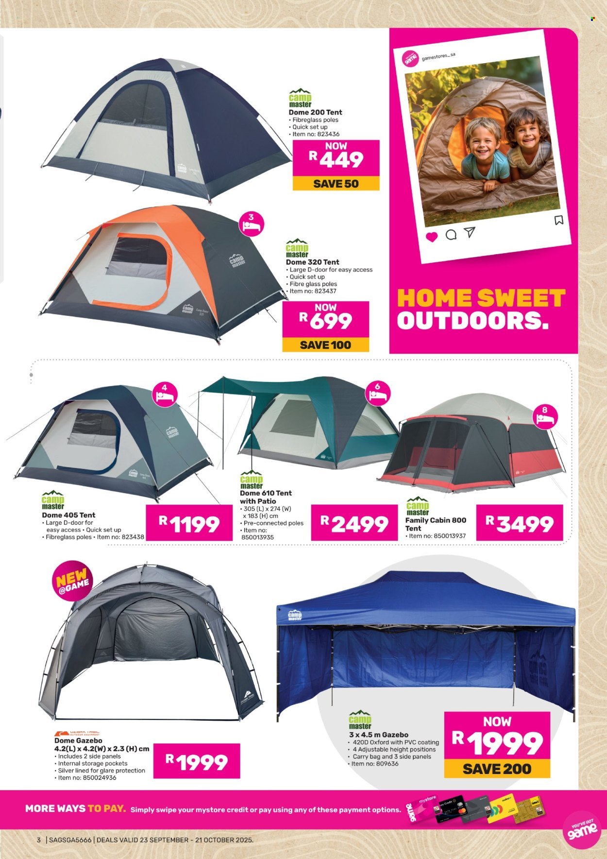 GAME specials - Outdoor Is Officialy In ( (2025-09-23 - 2025-10-21) | 3