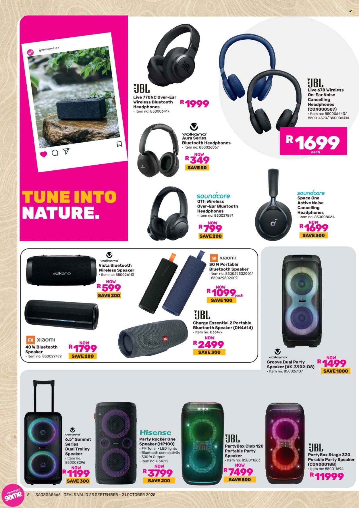 GAME specials - Outdoor Is Officialy In ( (2025-09-23 - 2025-10-21) | 6