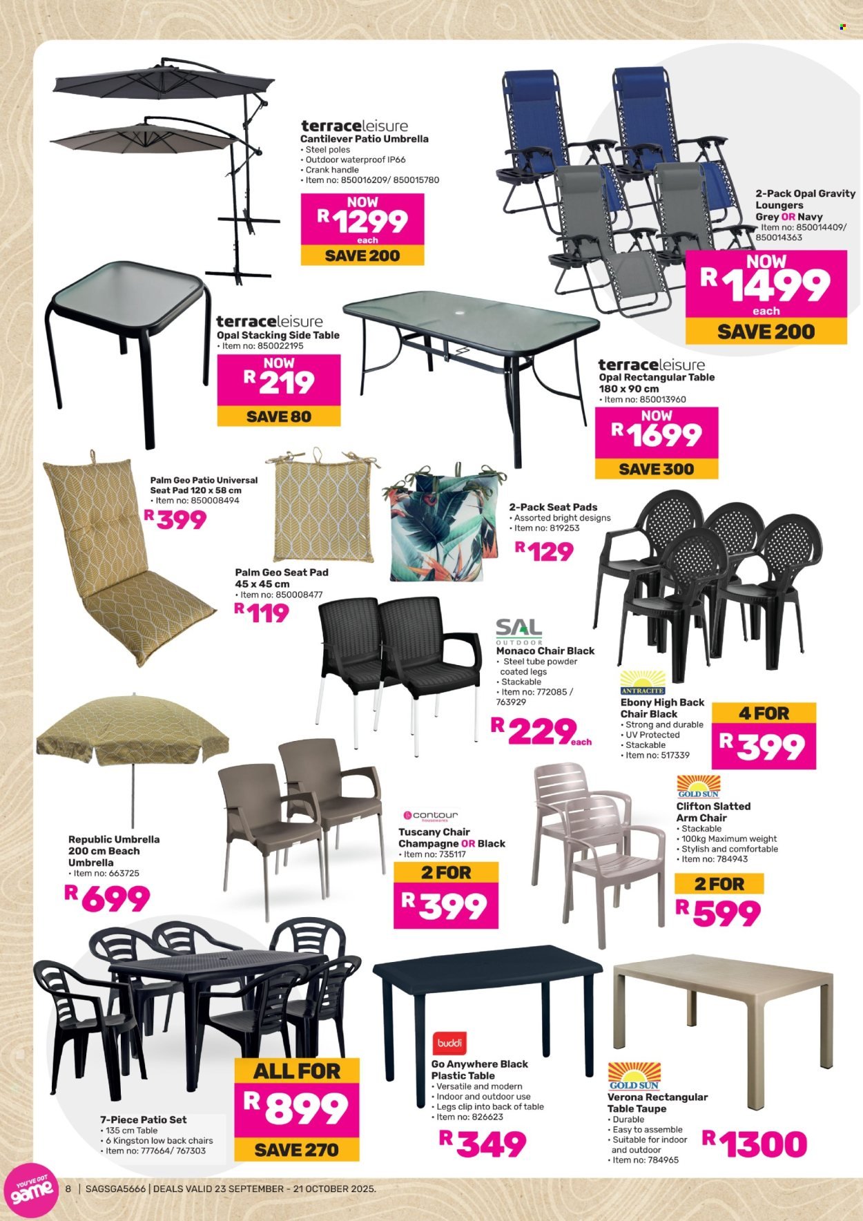 GAME specials - Outdoor Is Officialy In ( (2025-09-23 - 2025-10-21) | 8