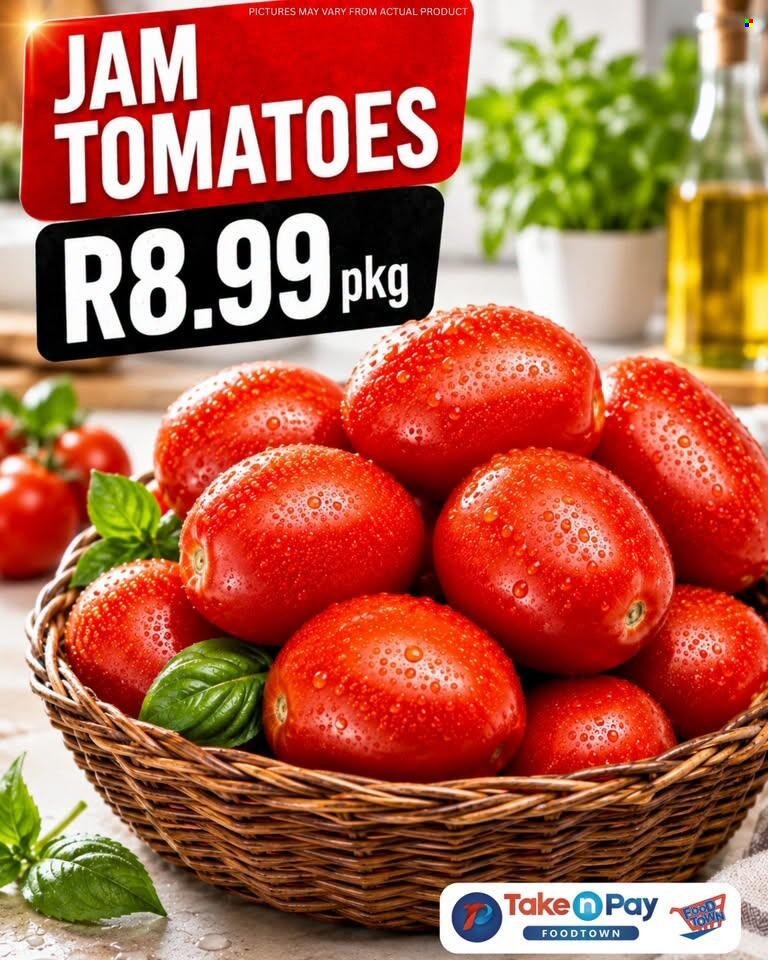 TAKE N PAY specials - From Tuesday 22 Sept 2026