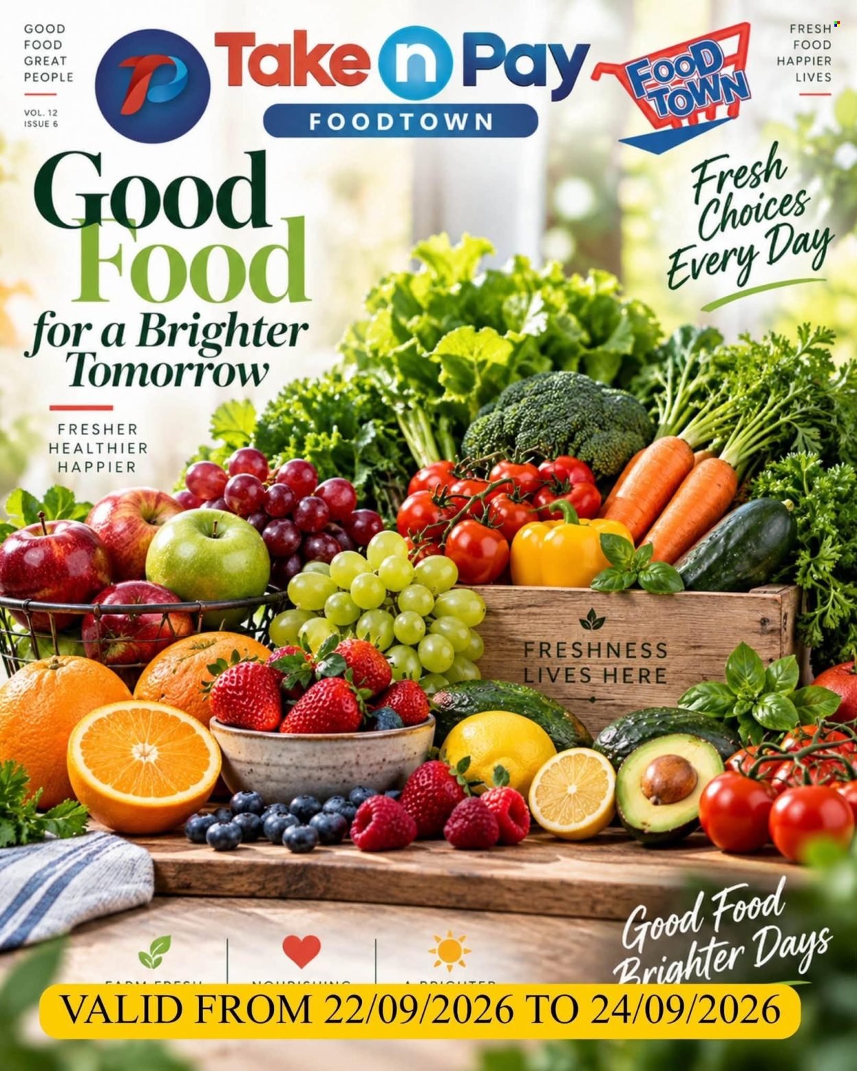 TAKE N PAY specials - From Tuesday 22 Sept 2026