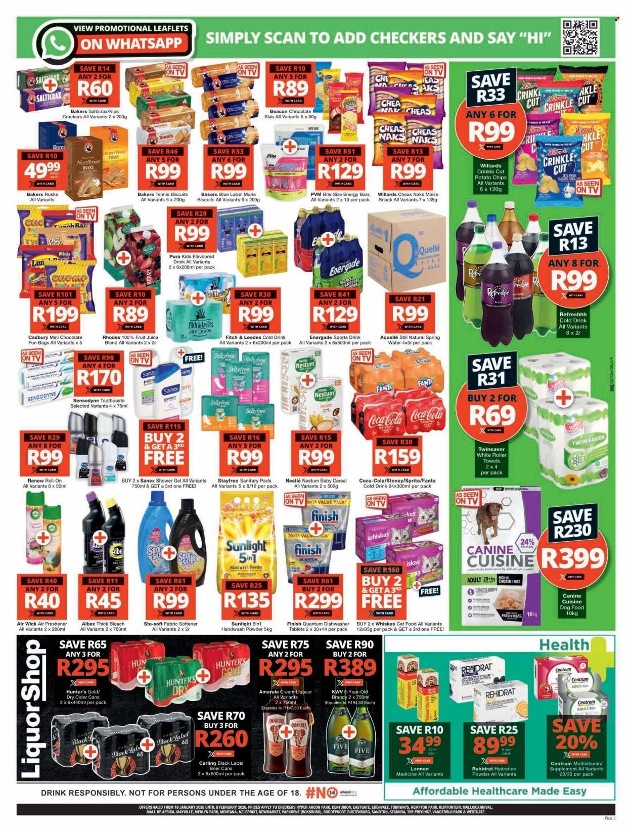 CHECKERS specials - January Month-End Promotion (2026-01-19 - 2026-02-08) | 3