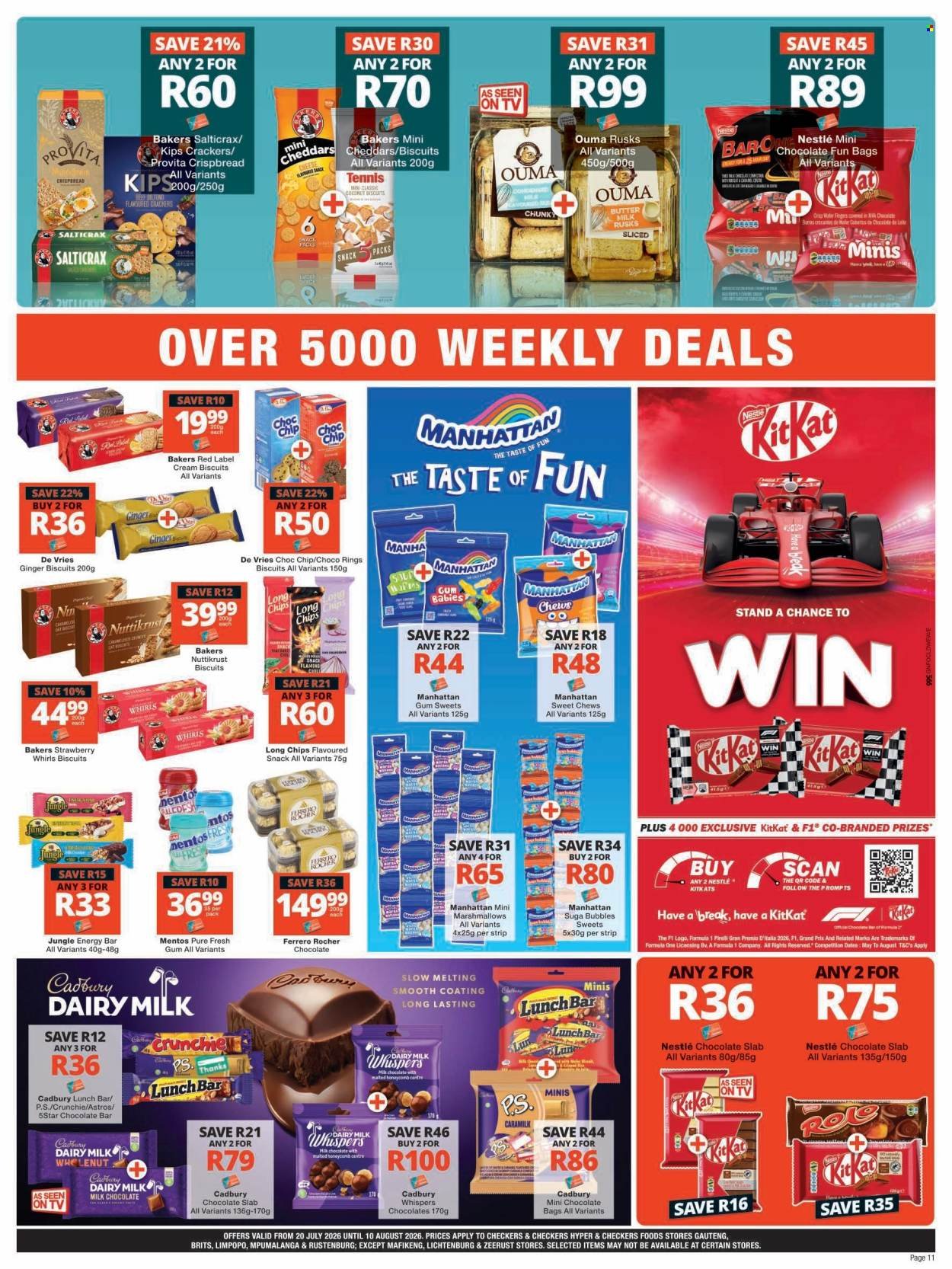 CHECKERS specials - July Month-End Promotion Gauteng