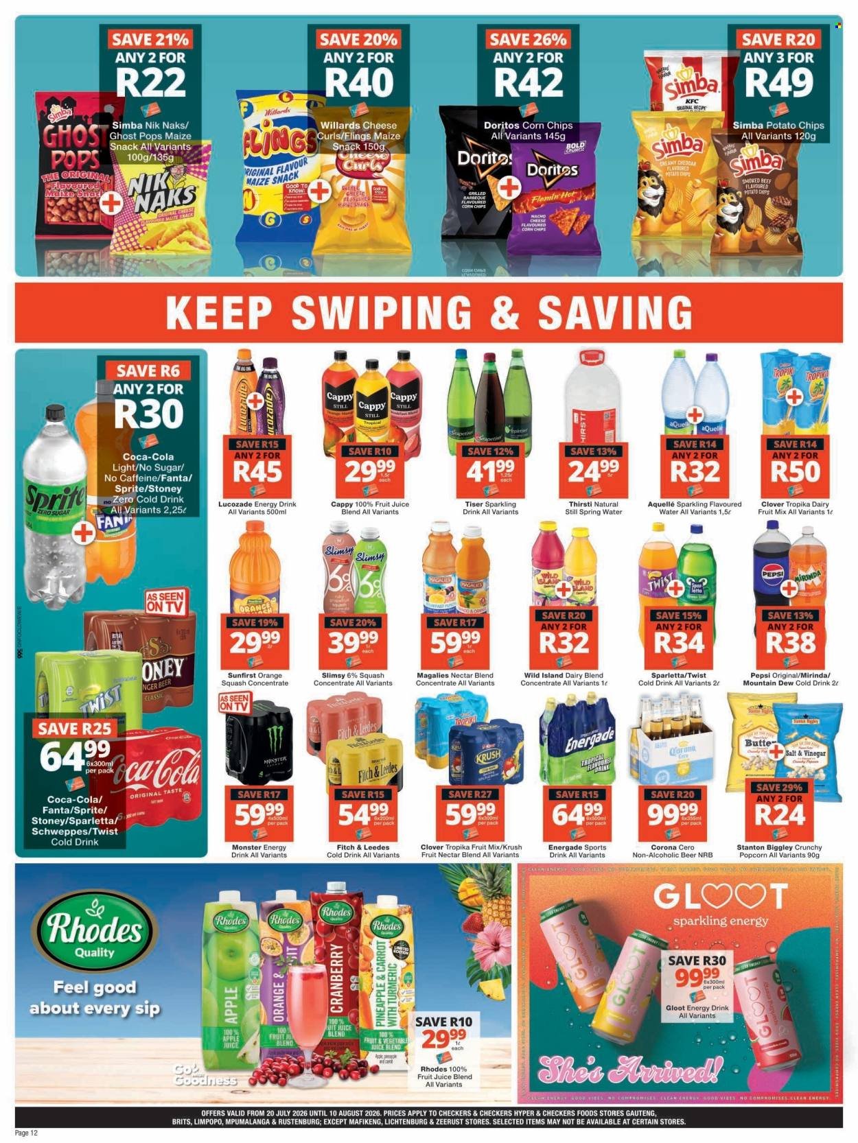 CHECKERS specials - July Month-End Promotion Gauteng