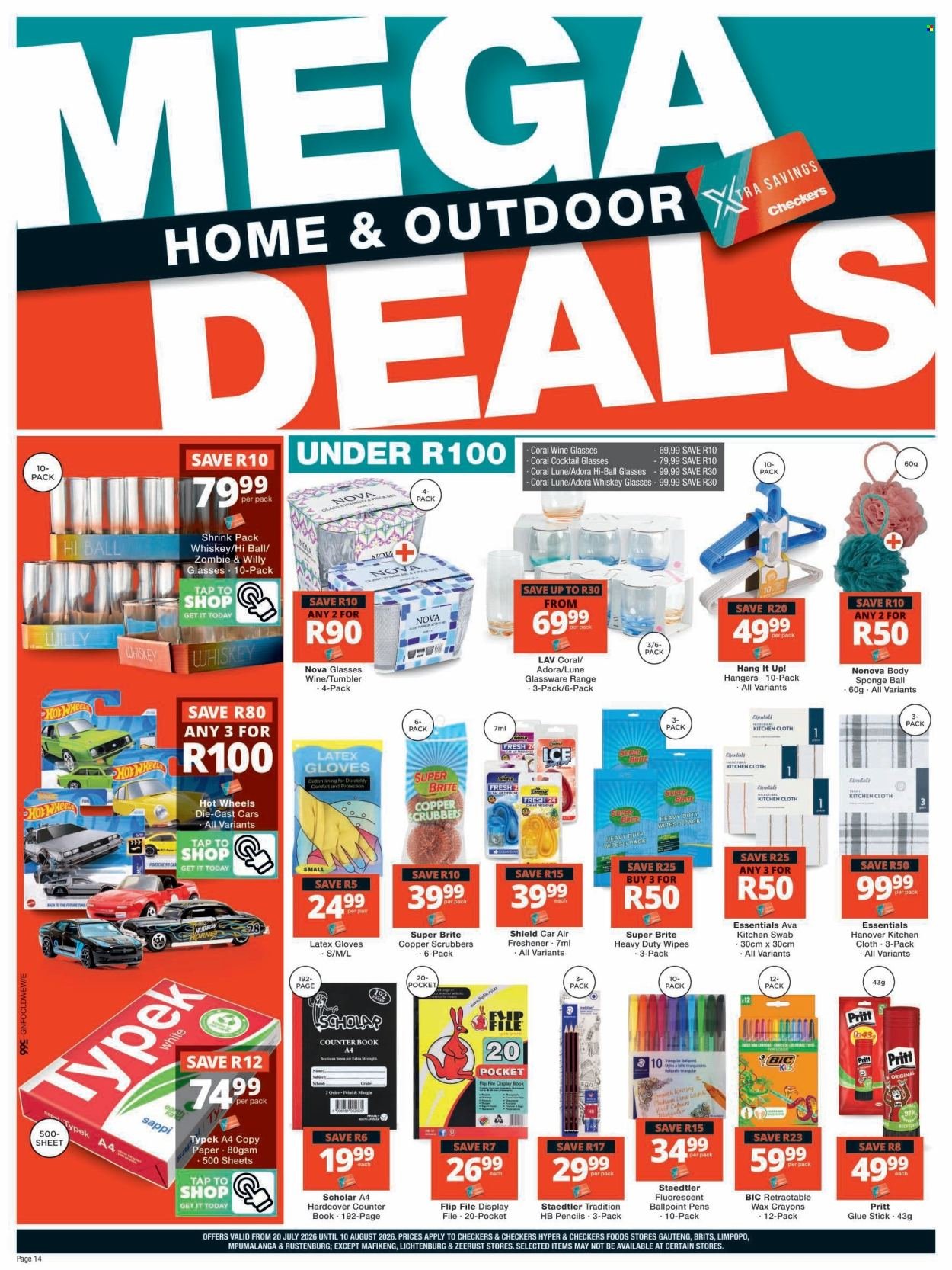 CHECKERS specials - July Month-End Promotion Gauteng