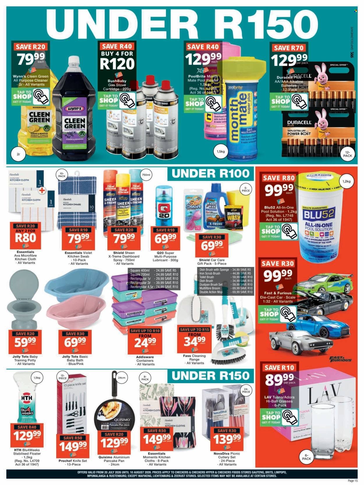 CHECKERS specials - July Month-End Promotion Gauteng