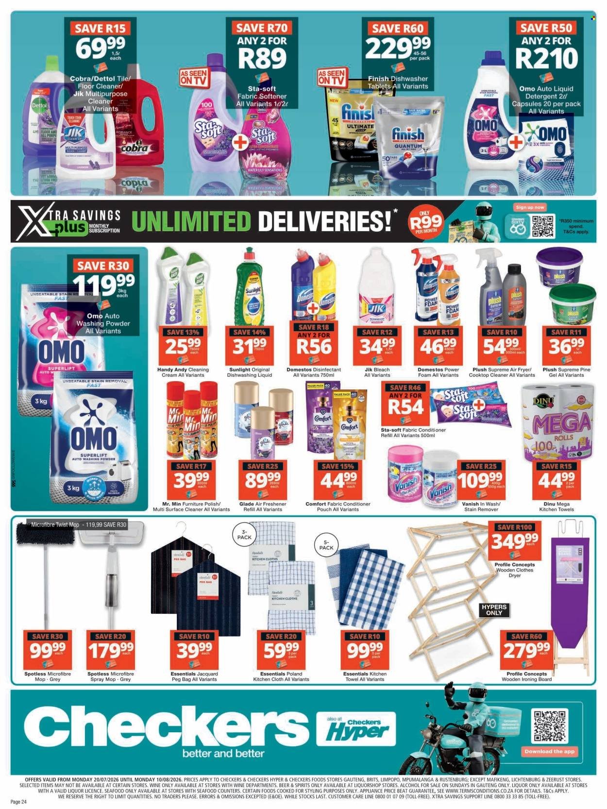 CHECKERS specials - July Month-End Promotion Gauteng