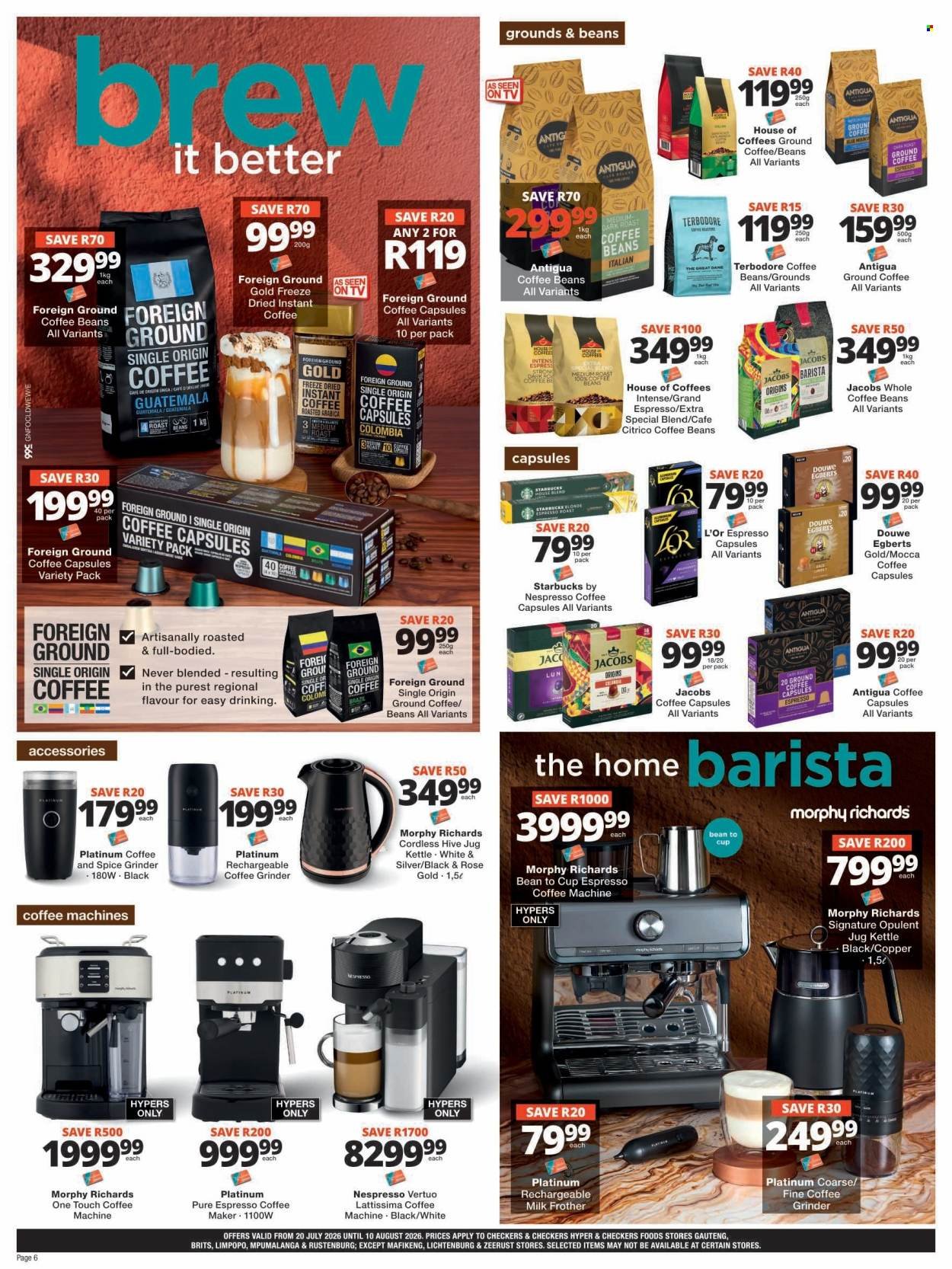 CHECKERS specials - July Month-End Promotion Gauteng