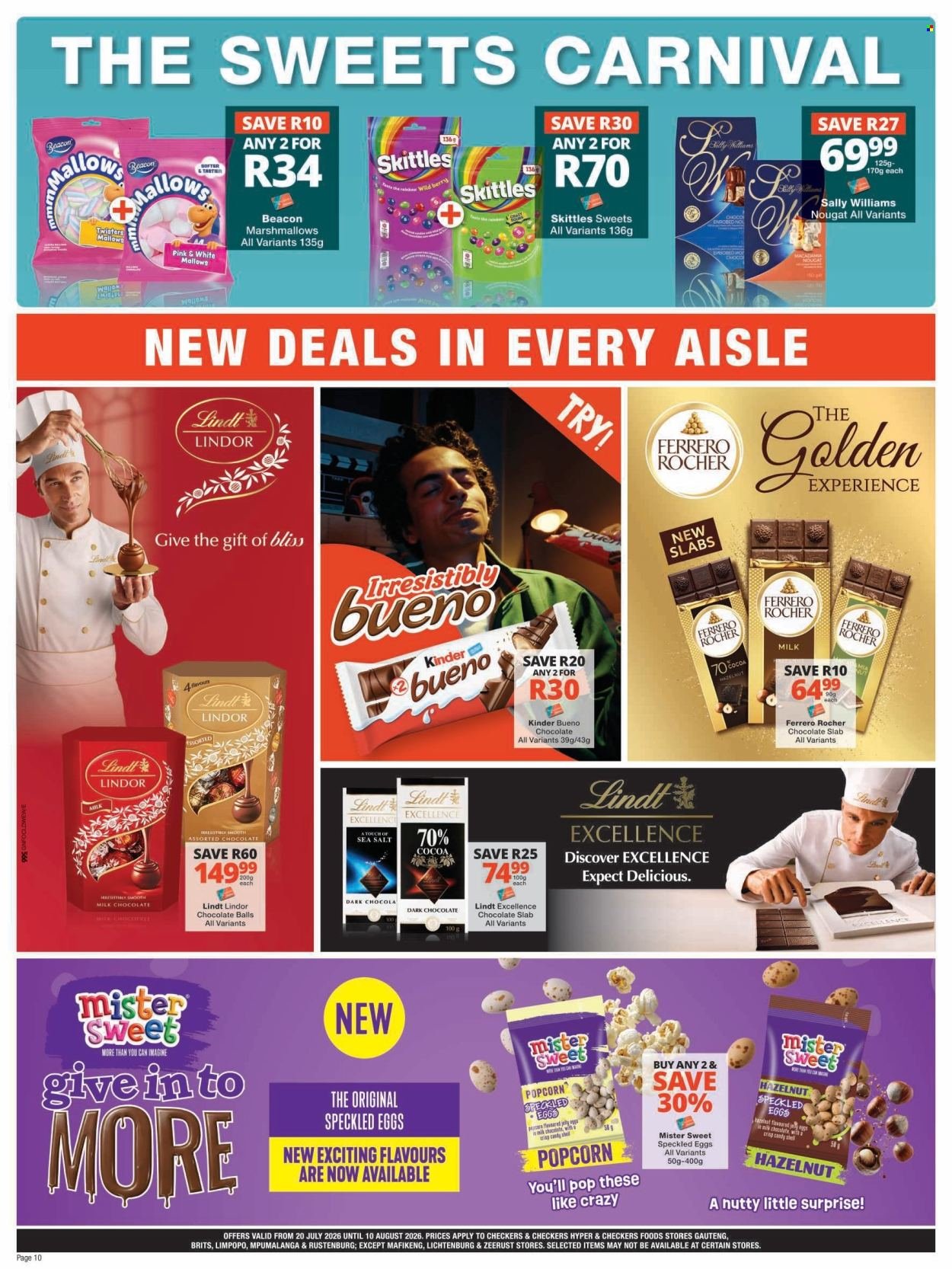 CHECKERS specials - July Month-End Promotion Gauteng