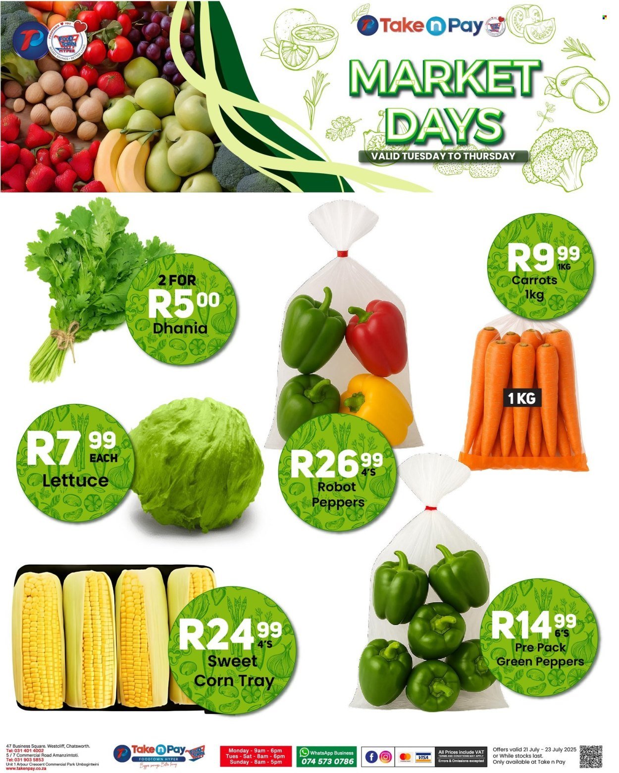 TAKE N PAY specials - From Monday 21 Jul 2025 (2025-07-21 - 2025-07-23) | 2